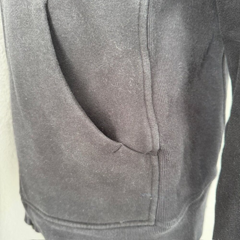 LULULEMON Scuba Full Zip Hoodie Sweatshirt Black Sz 10 - Picture 11 of 14